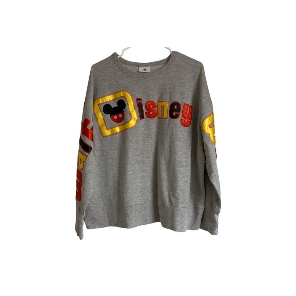 Disney Parks Walt Disney World Embroidered Spirit Jersey Sweatshirt Size 1X